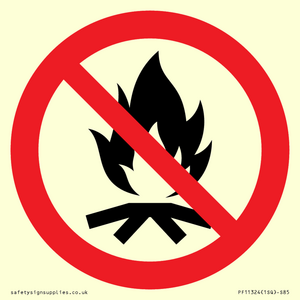 Prohibition: No campfire